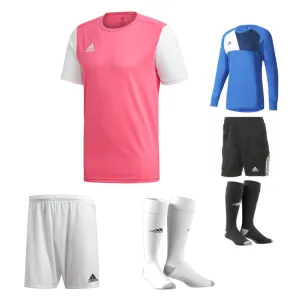 ADIDAS ESTRO 19 SS KIT BUNDLE SOLAR PINK