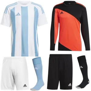 ADIDAS STRIPED 24 KIT BUNDLE WHITE SKY