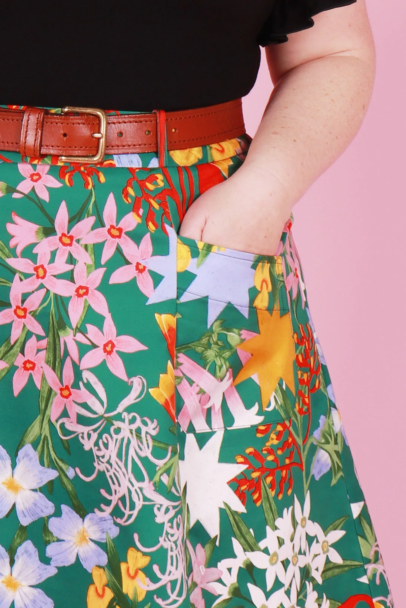 Alice Skirt Festive Floral