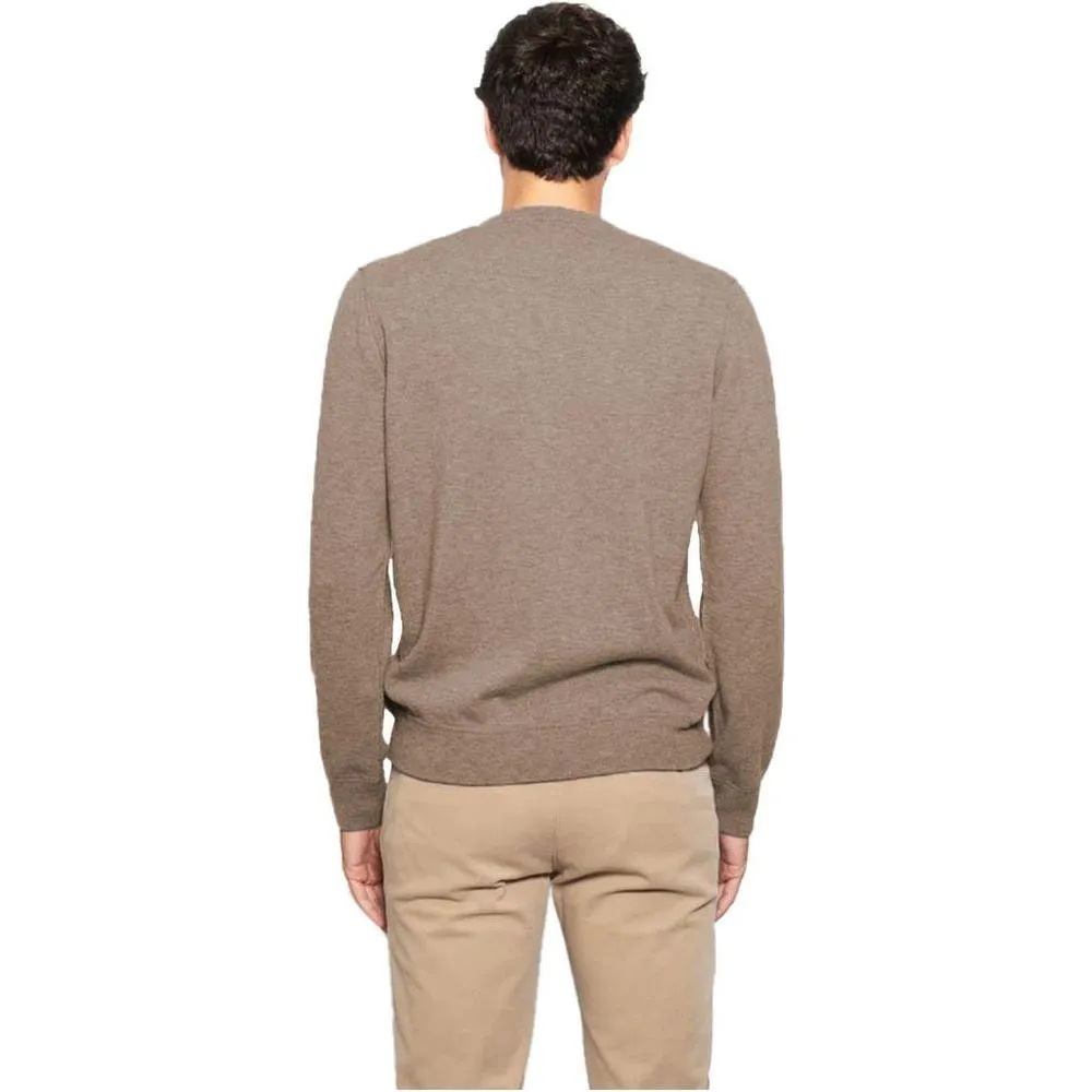 Alpha Studio Brown Wool Vergine Sweater