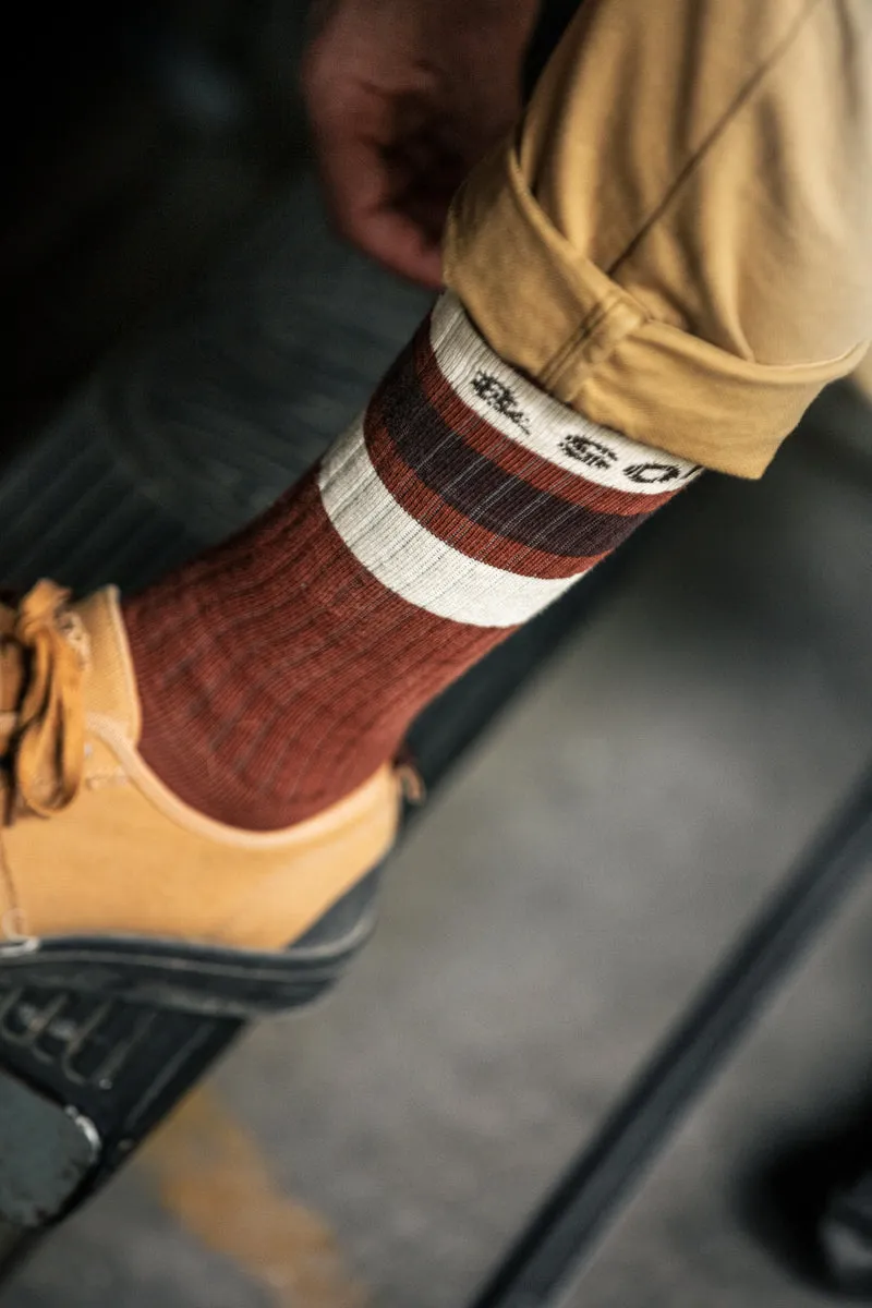 &SONS Baseline Socks Rust