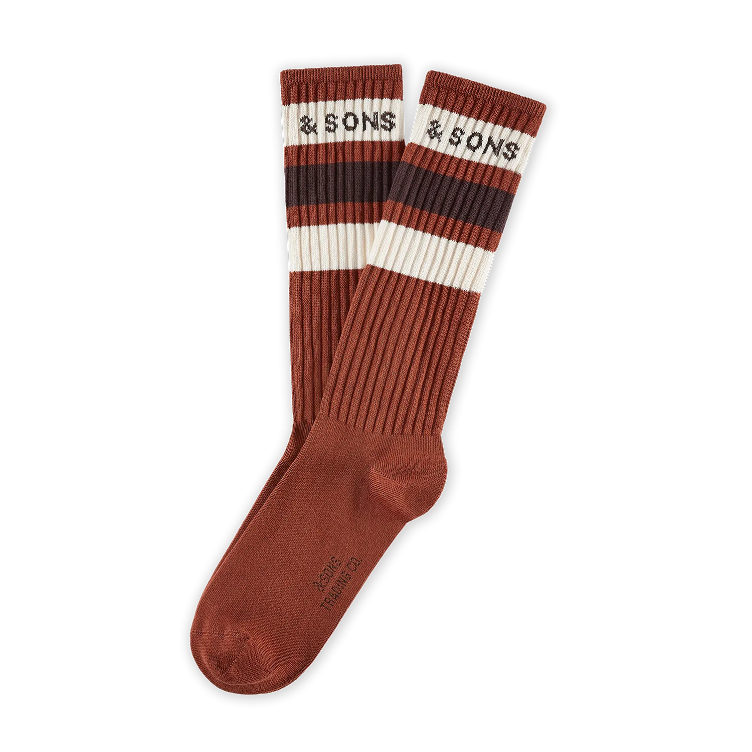 &SONS Baseline Socks Rust