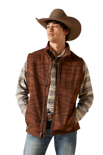 Ariat Men's Logo 2.0 Chimayo Shaved Chocolate Vest