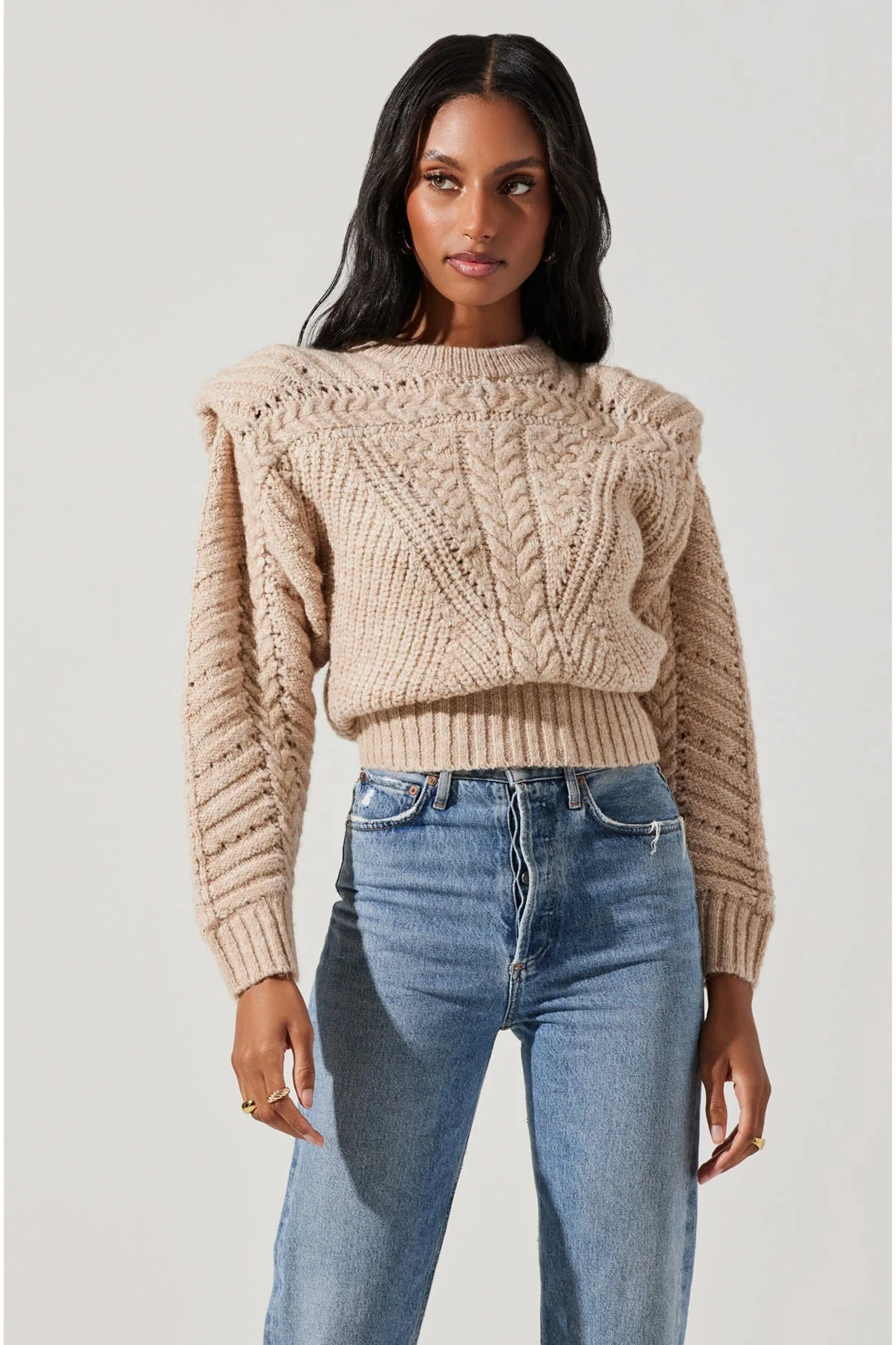 ASTR | The Tabitha Sweater - Oatmeal