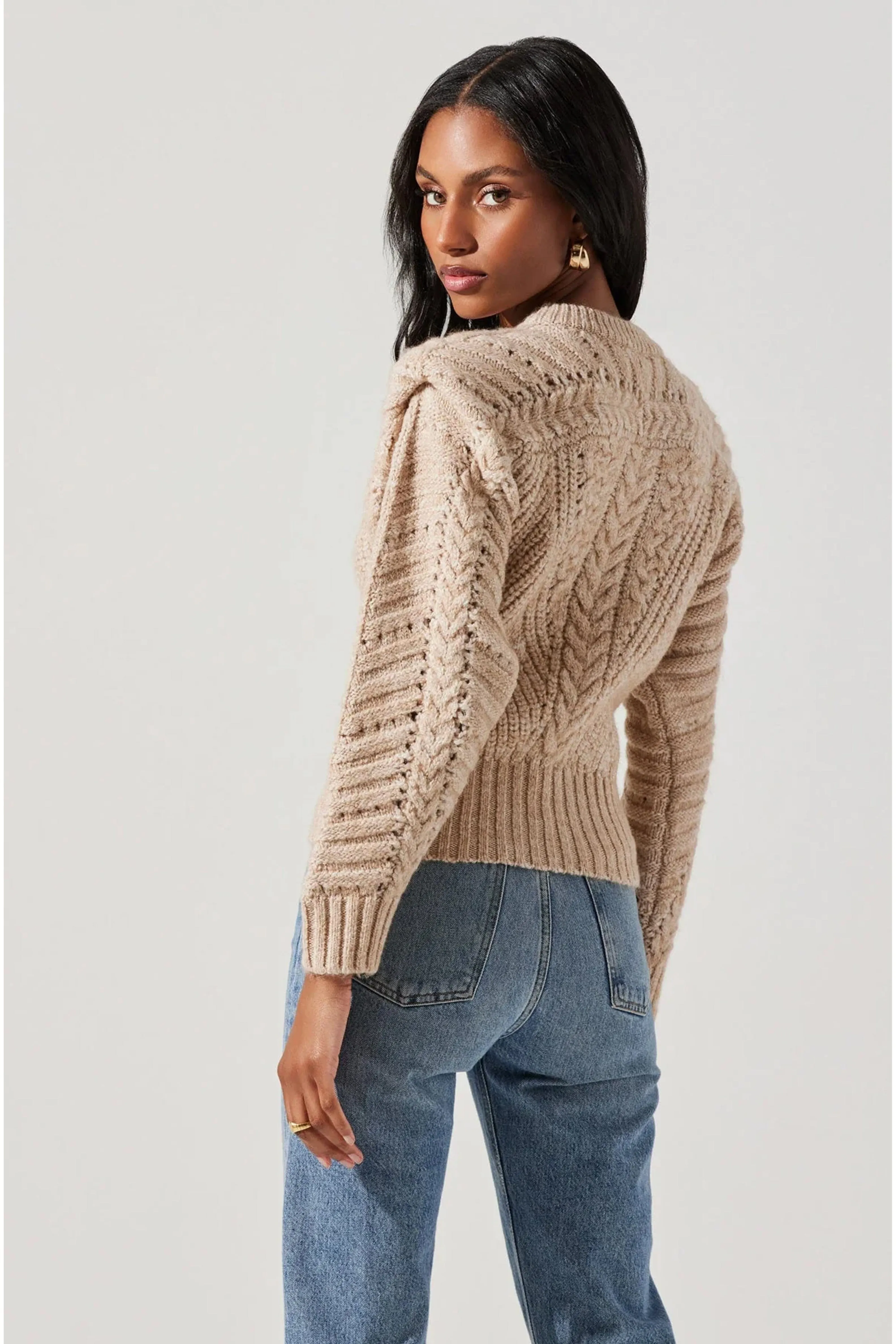 ASTR | The Tabitha Sweater - Oatmeal