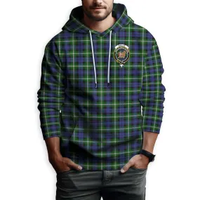 Baillie (Bailey) Tartan Hoodie with Family Crest