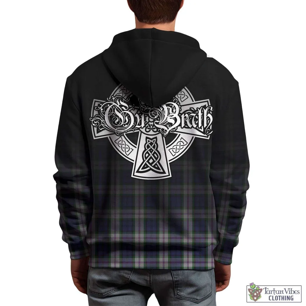 Baird Dress Tartan Hoodie Featuring Alba Gu Brath Family Crest Celtic Inspired