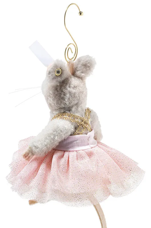 Ballerina Mouse Ornament by Steiff - 11cm