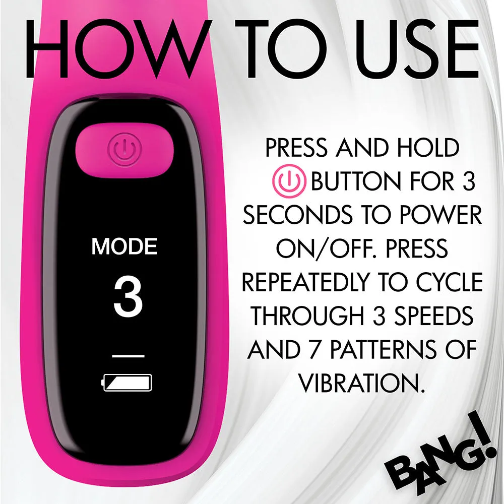 BANG! Digital Silicone Rabbit Vibrator