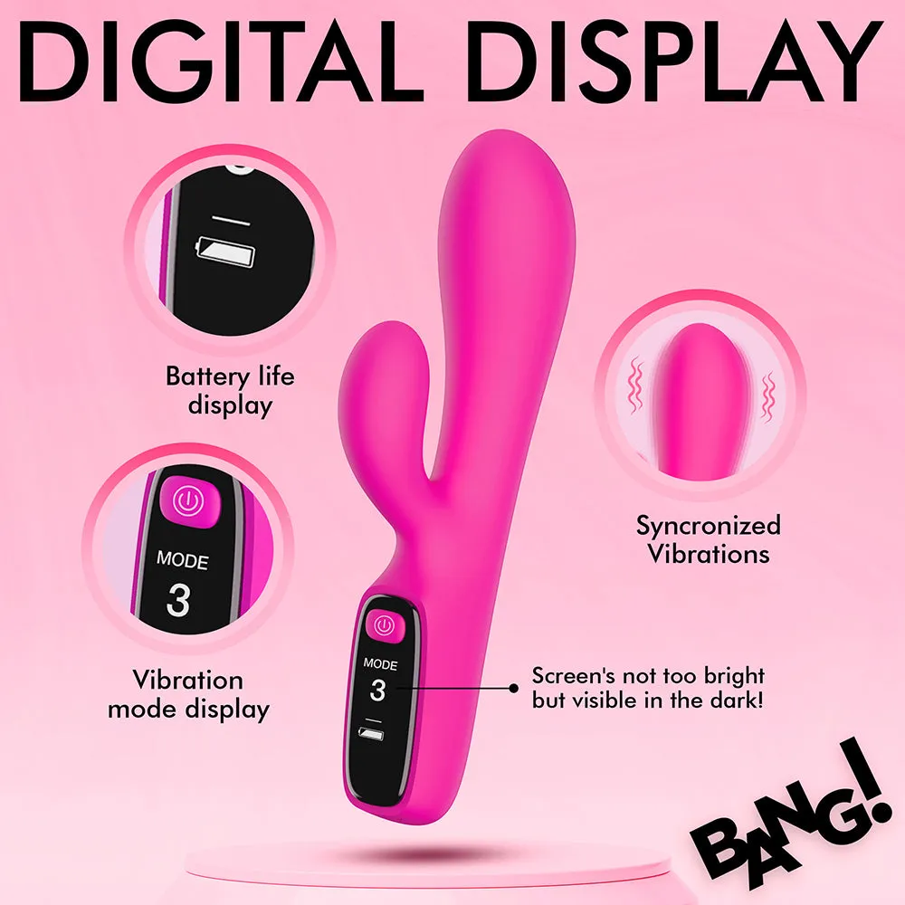 BANG! Digital Silicone Rabbit Vibrator