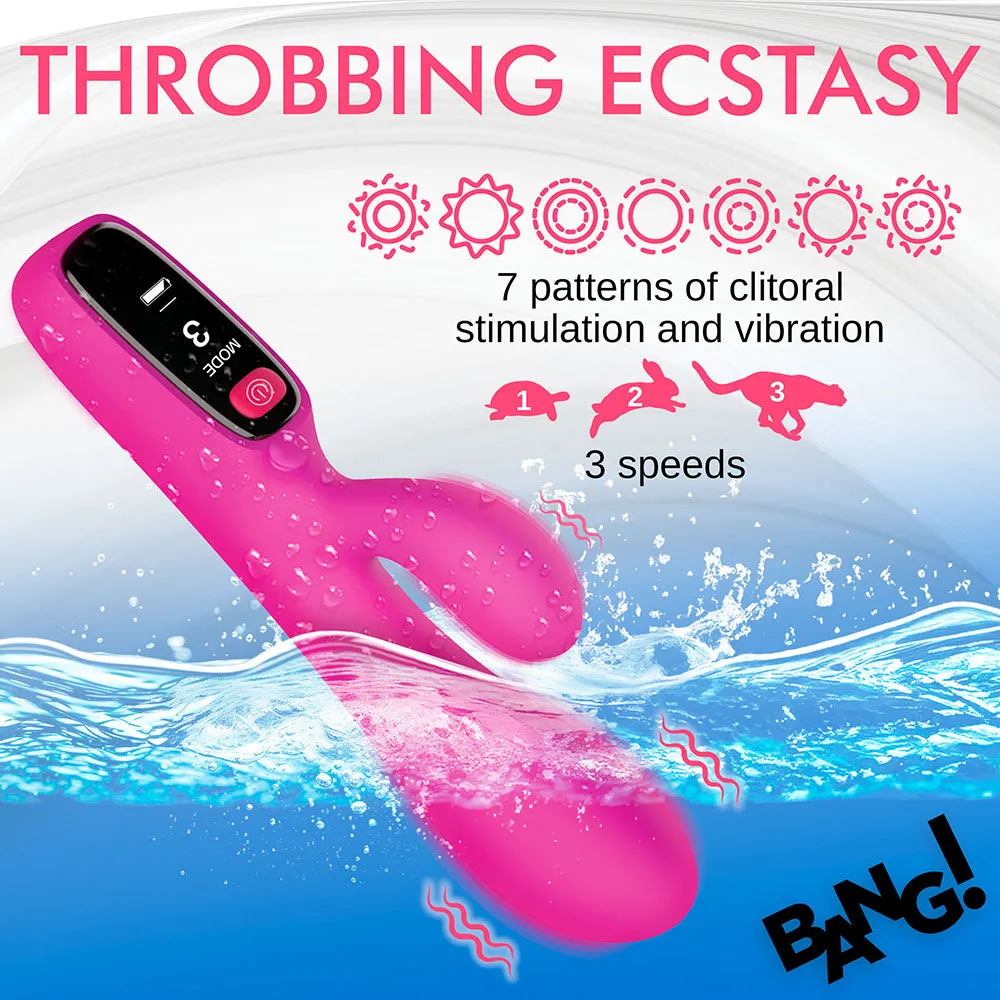 BANG! Digital Silicone Rabbit Vibrator