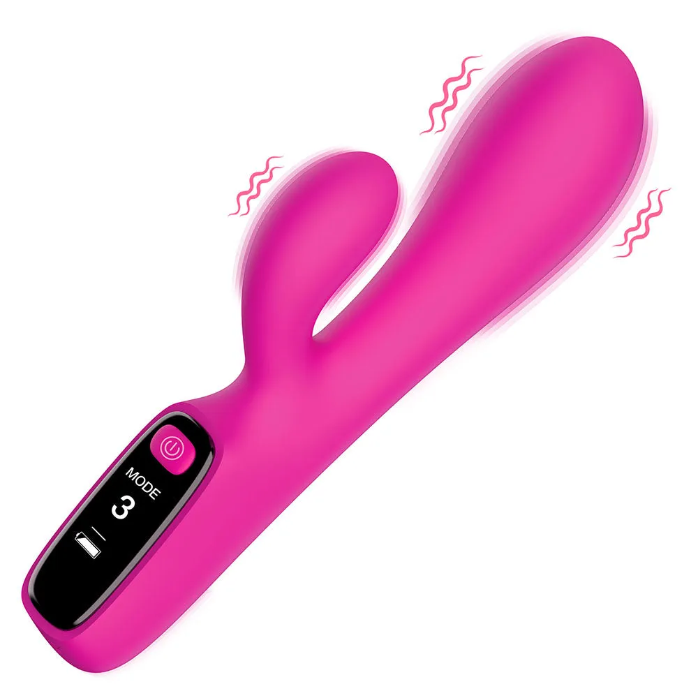 BANG! Digital Silicone Rabbit Vibrator