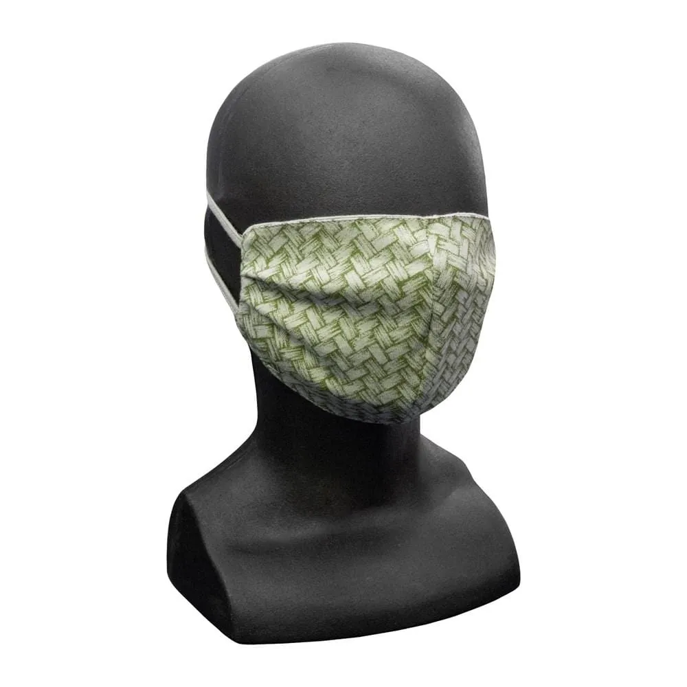 Basket Weave Cotton Face Mask