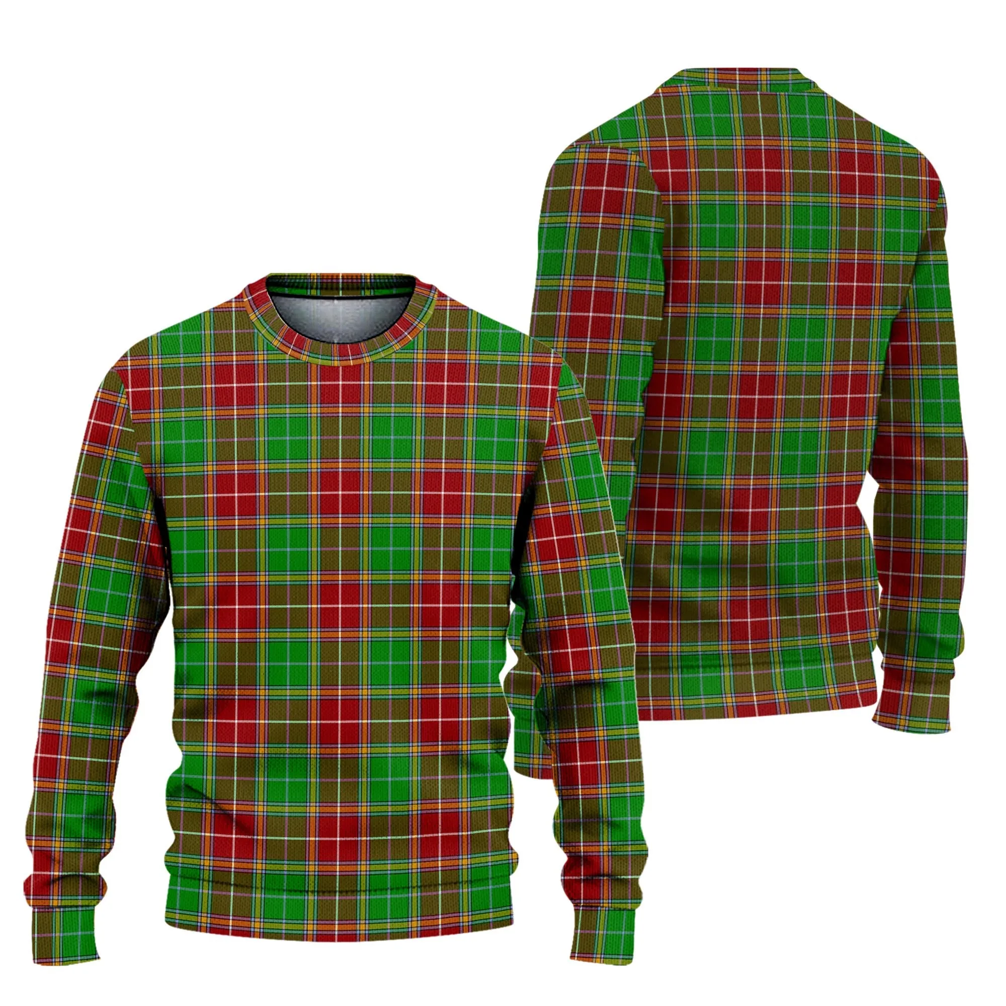 Baxter Modern Tartan Ugly Sweater