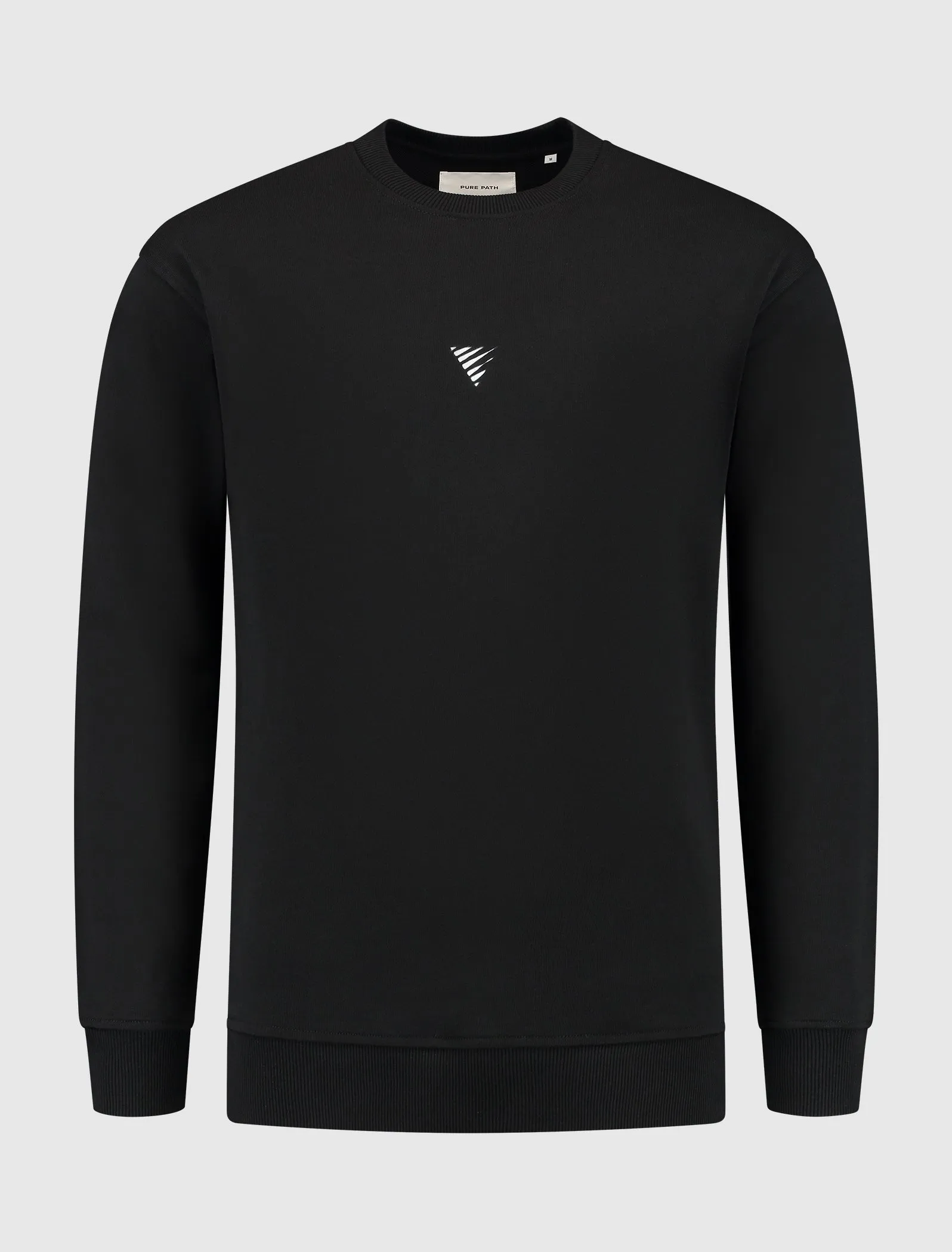 Blurred Wordmark Sweater | Black