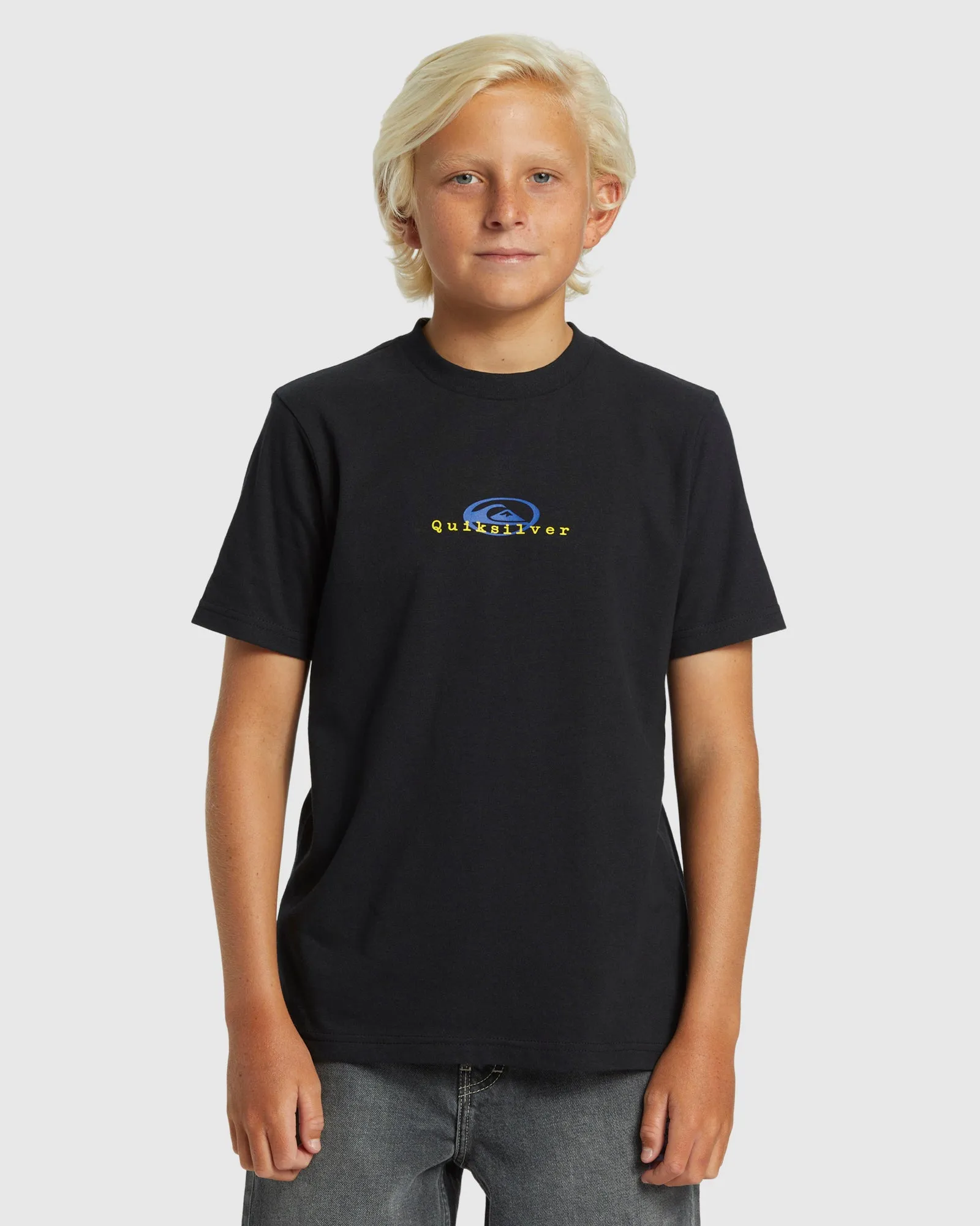 Boys Thermal Logo Short Sleeve T-Shirt