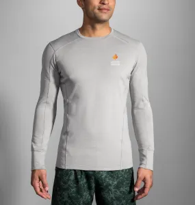 Brooks TCM Notch Thermal Long Sleeve - Heather Ash