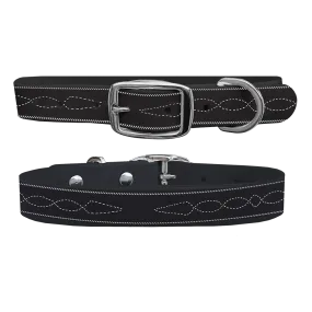 C4 Dog Collar (Black Stitches)