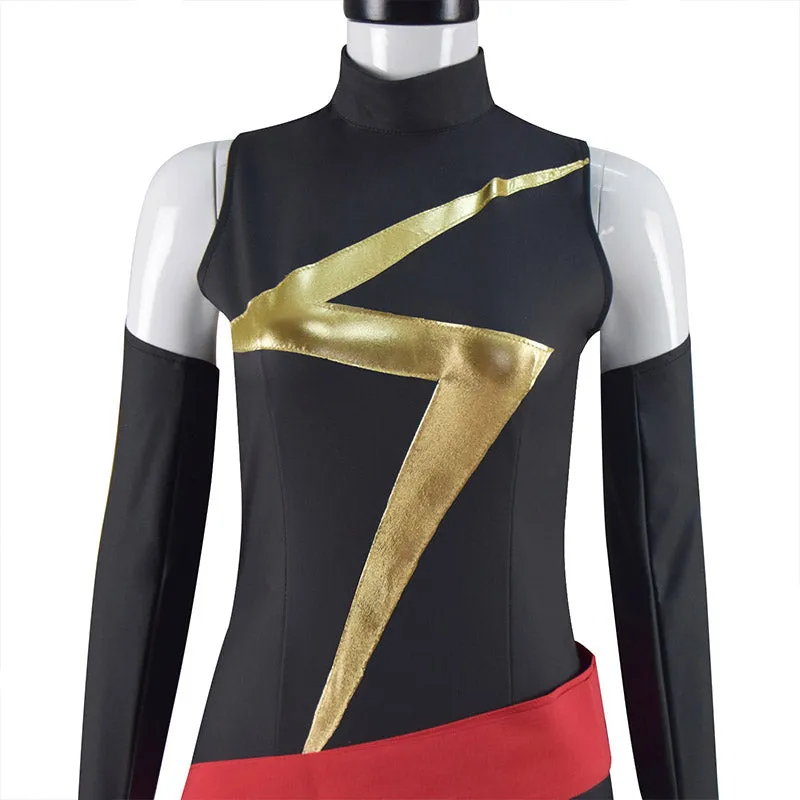 Carol Danvers Captain Cosplay Costume Superhero Bodysuit Supergirl Sexy Suit