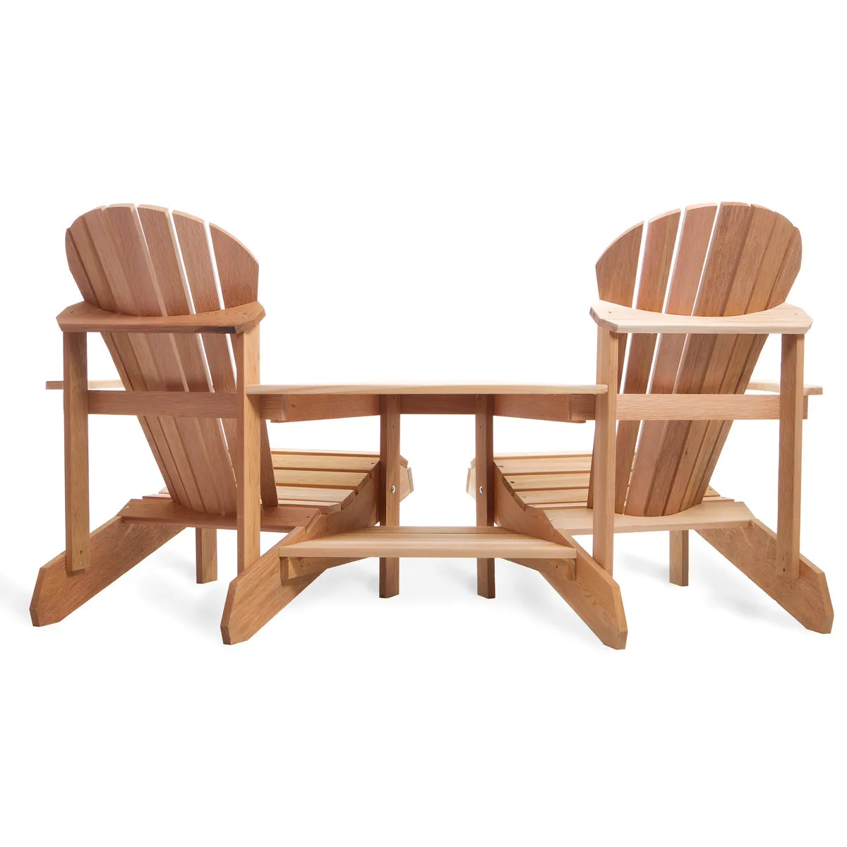 Cedar Athena Corner Adirondack Chair - Handcrafted In Canada With Rot Resistant, Untreated, Western Red Cedar.