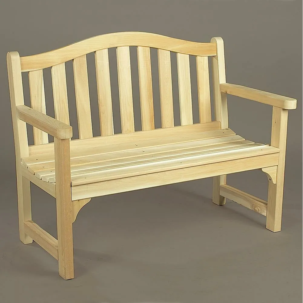 Cedar Looks 4′ Camel Back Log Settee