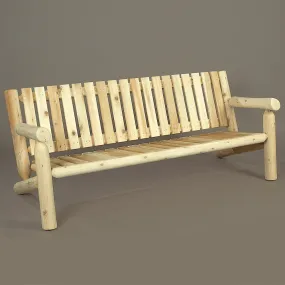 Cedar Looks 6′ Log Settee