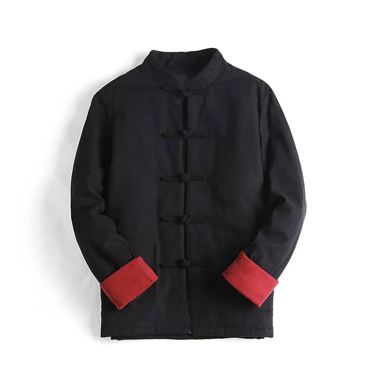 Chinese Jacket with Folded Cuffs