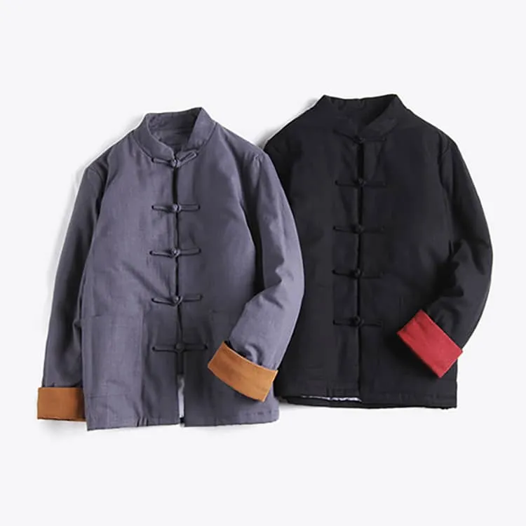 Chinese Jacket with Folded Cuffs