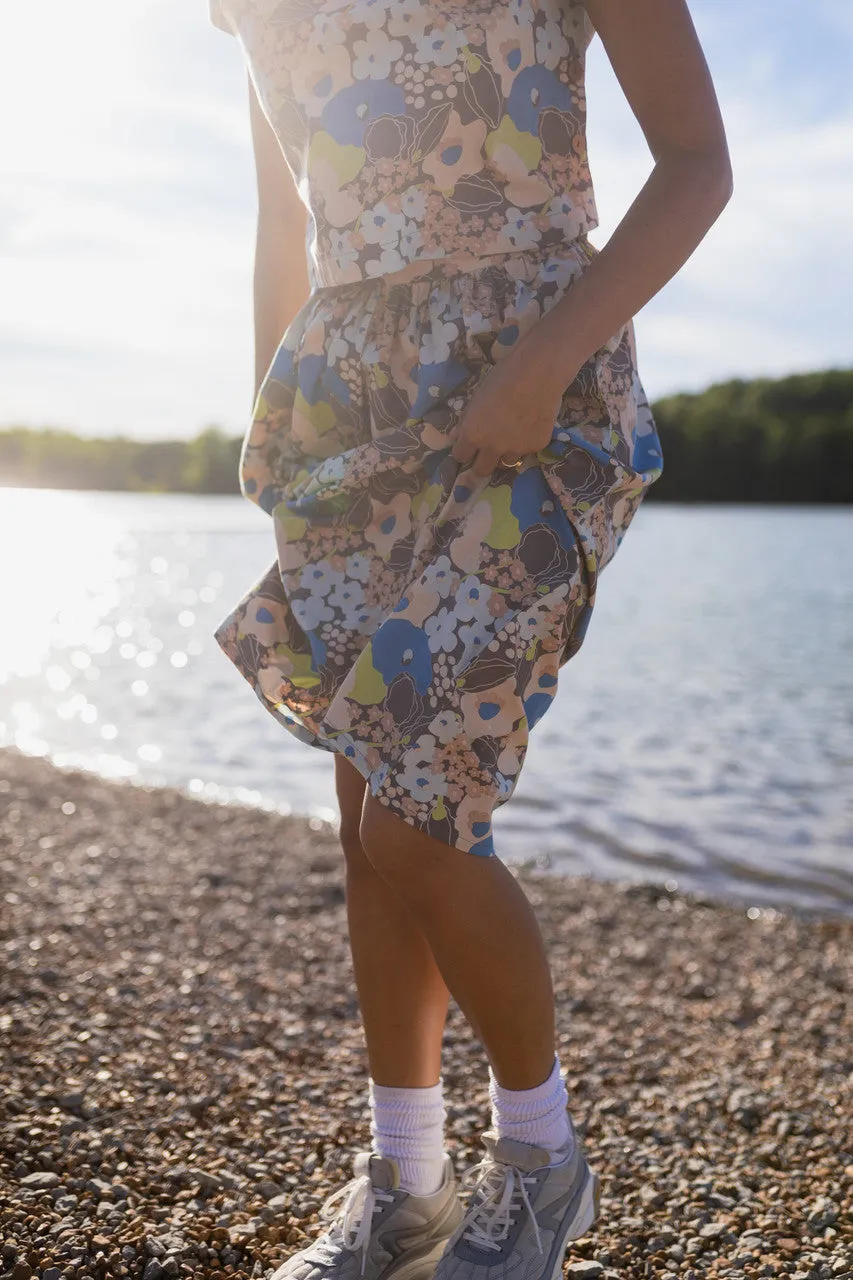 Claudia Skirt Set in Garden Print