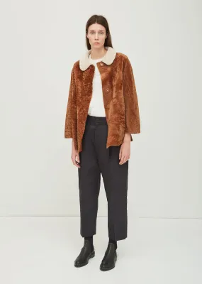 Cosmic Reversible Shearling Coat