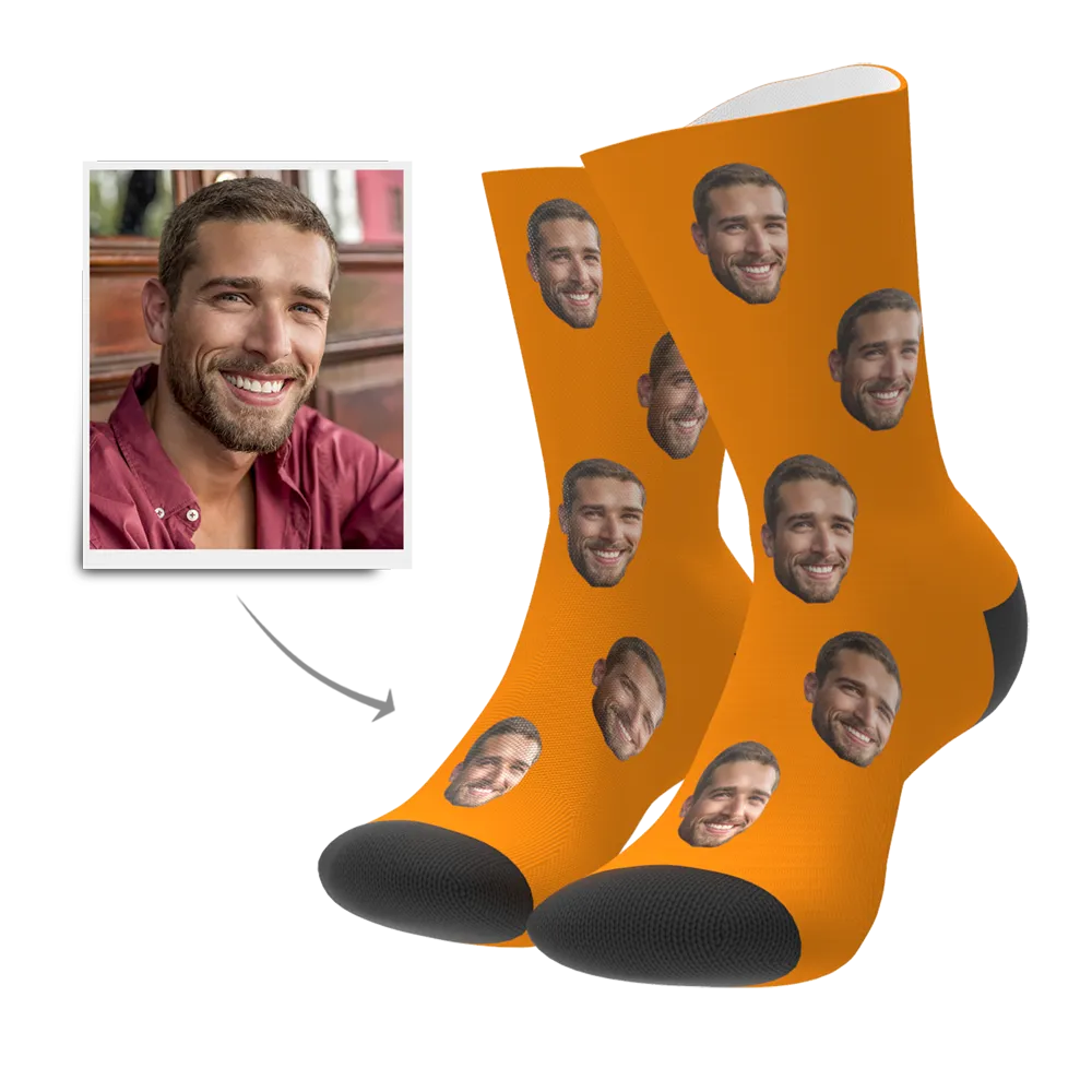 Custom Face On Socks-Put Your Face From Photo On Socks