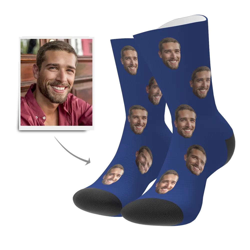 Custom Face On Socks-Put Your Face From Photo On Socks