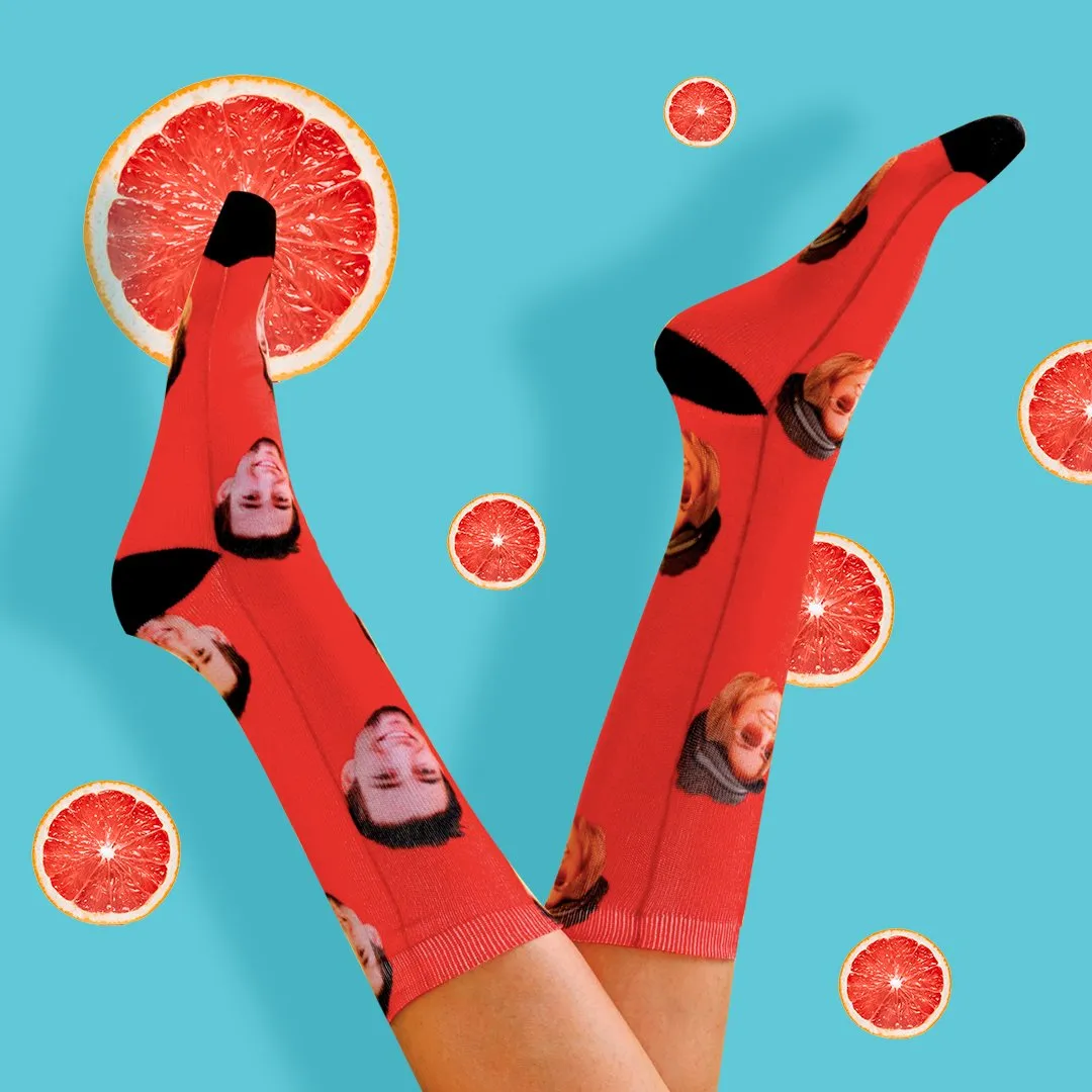 Custom Face On Socks-Put Your Face From Photo On Socks