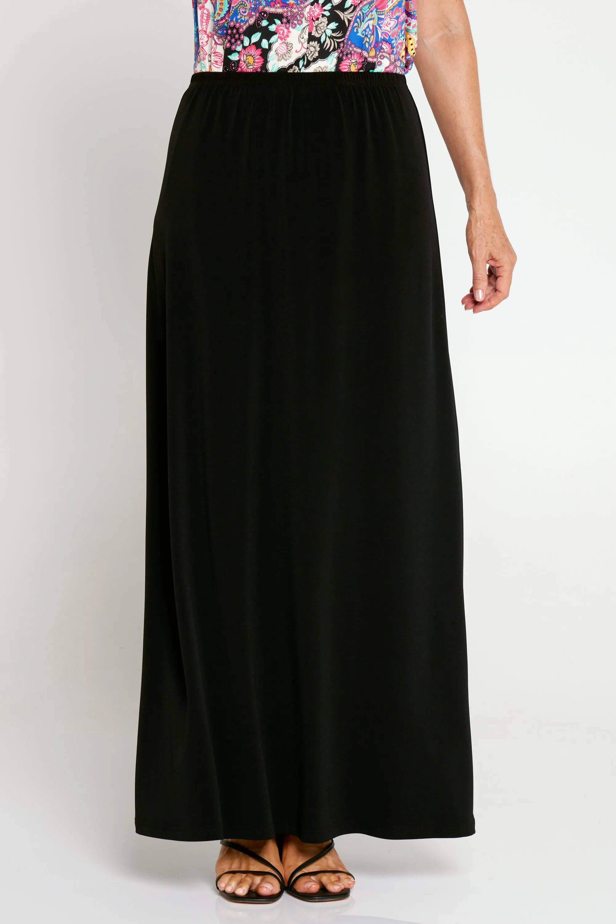 Delphine Maxi Skirt -  Black