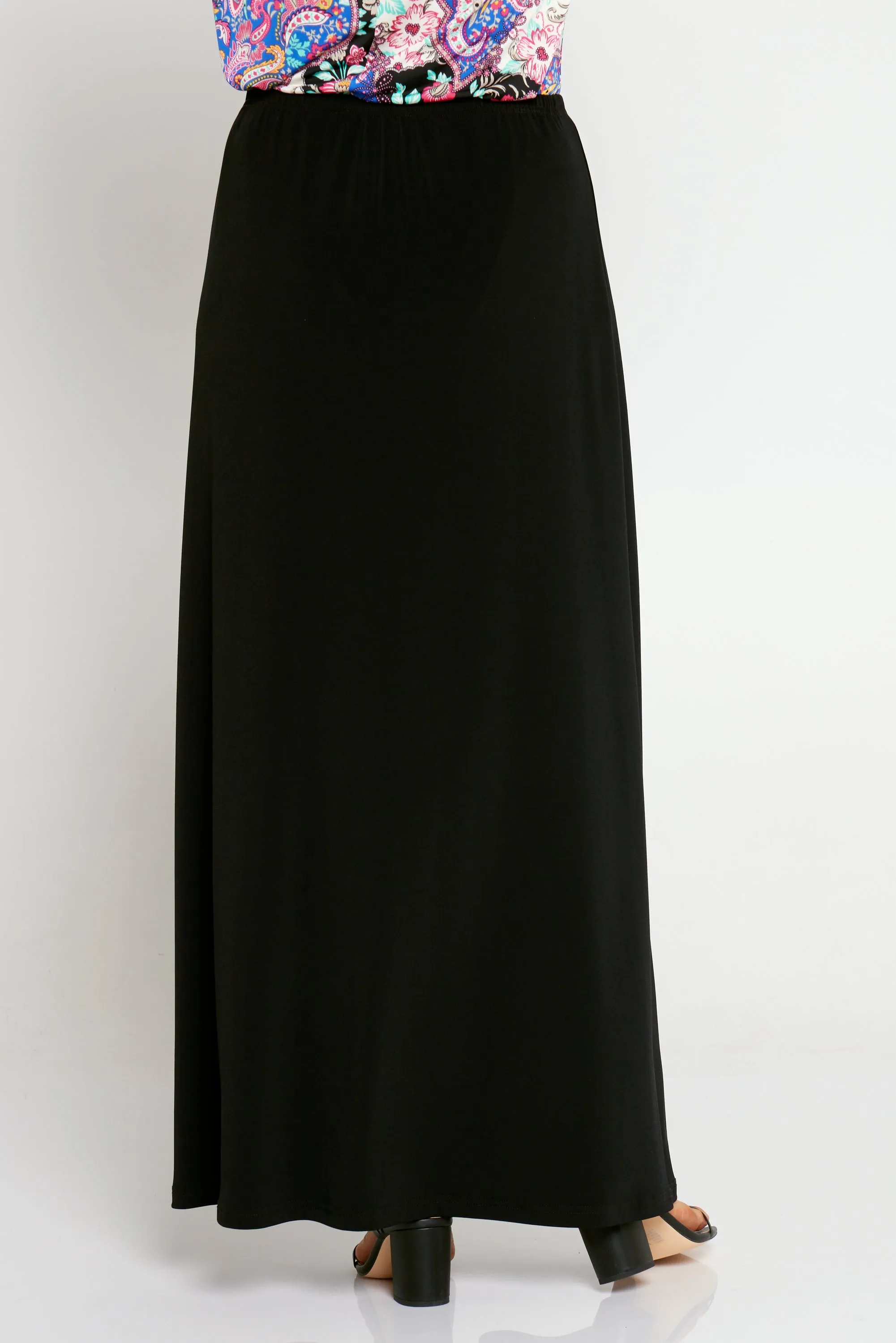 Delphine Maxi Skirt -  Black