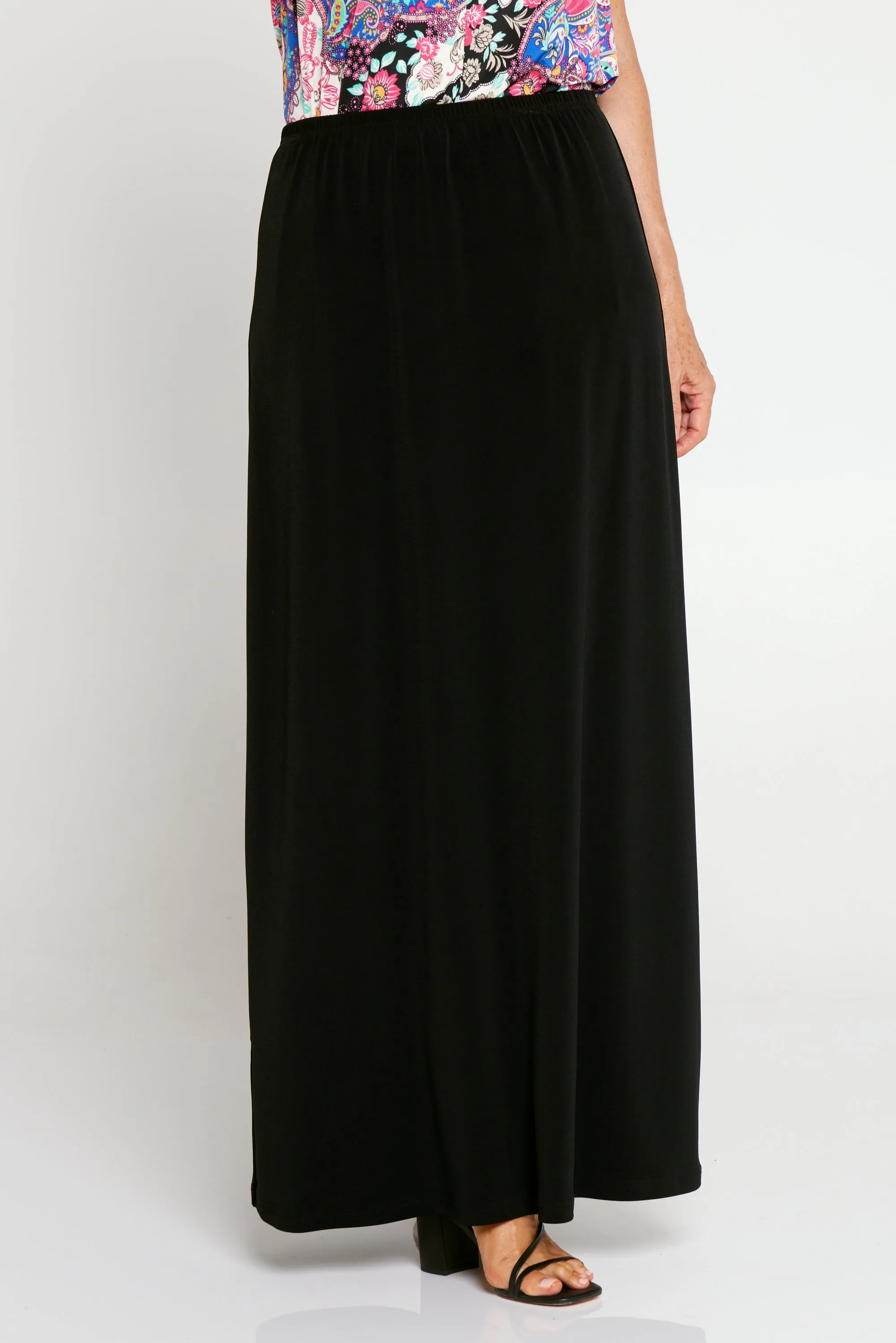 Delphine Maxi Skirt -  Black