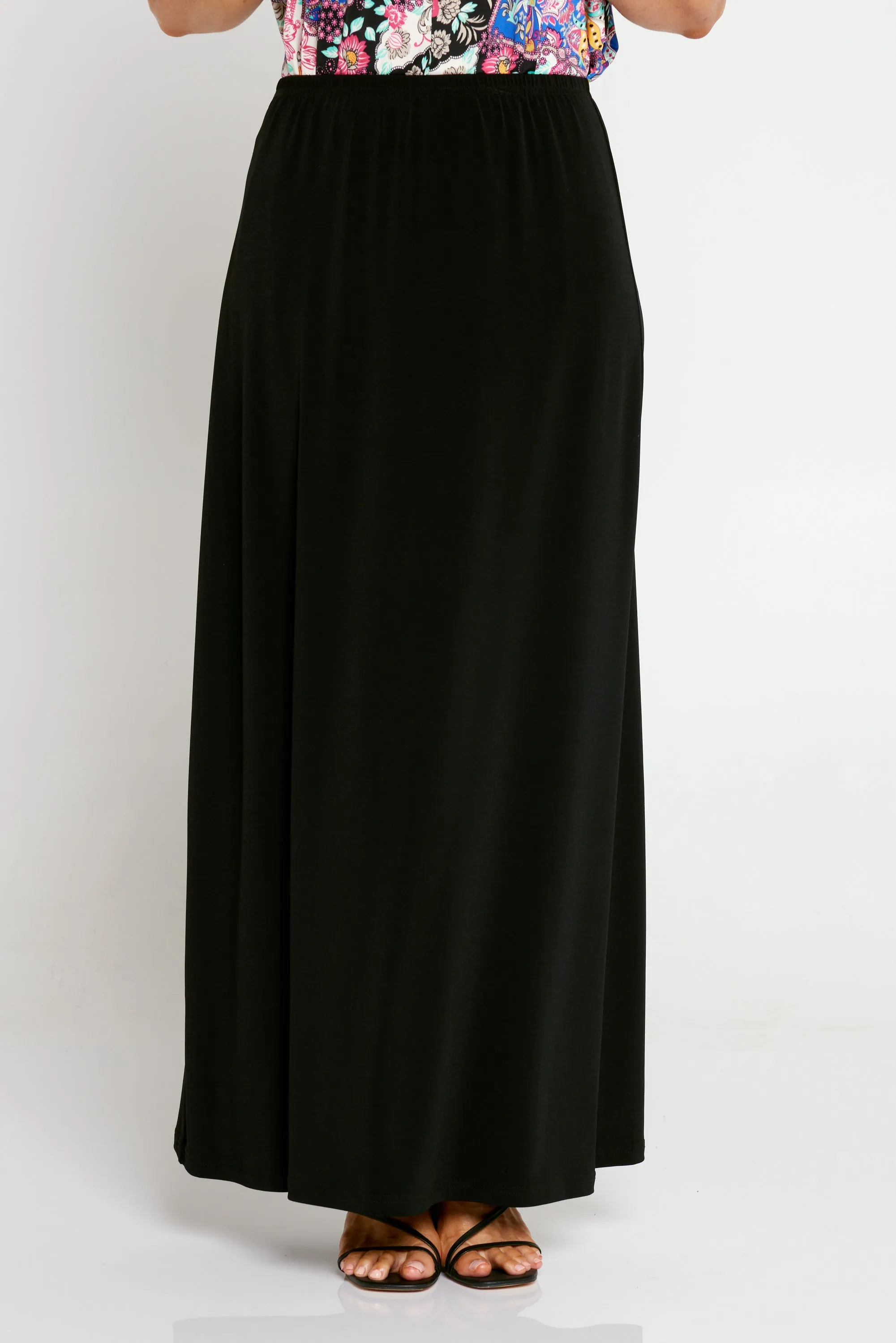 Delphine Maxi Skirt -  Black