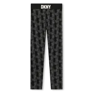 Dkny Leggings All Over Print Black