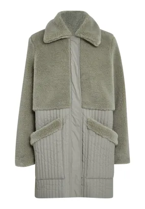 DSReina Teddy Coat - Laurel Oak