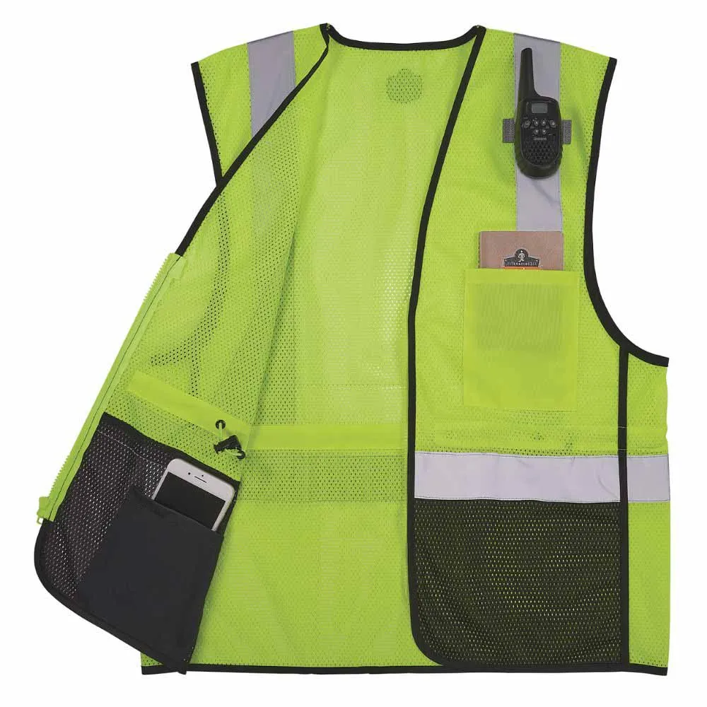 Ergodyne 23015 8210ZBK L/XL Lime Hi Vis Safety Vest