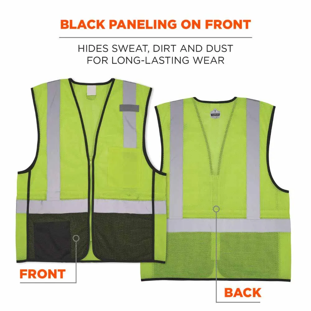 Ergodyne 23015 8210ZBK L/XL Lime Hi Vis Safety Vest