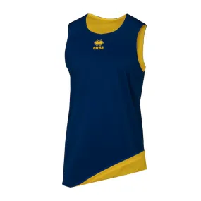 ERREA CHICAGO DOUBLE BASKETBALL VEST NAVY YELLOW