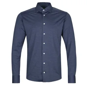 Eton 4 Way Stretch Shirt in Navy