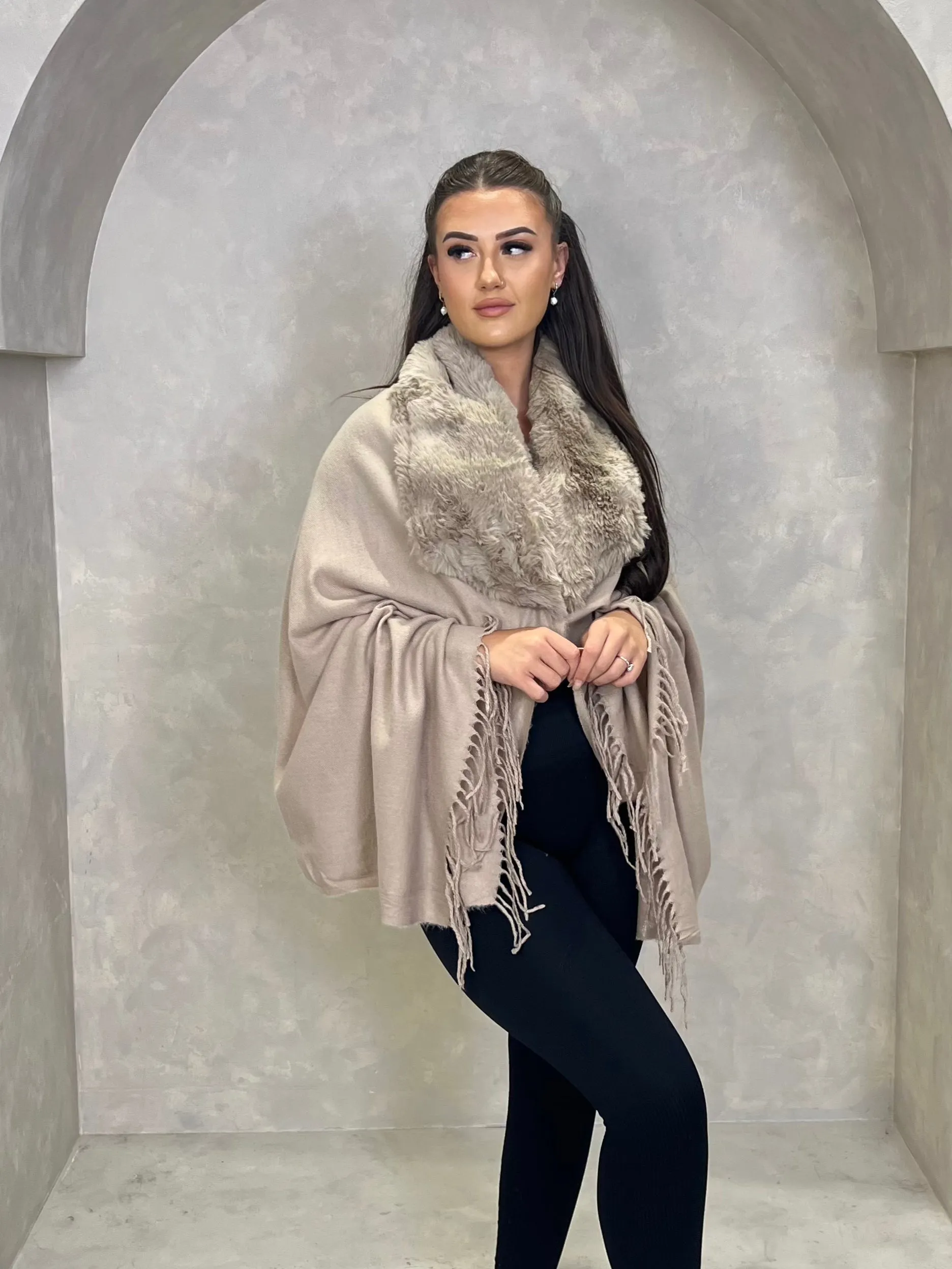 Faux Fur Collar Wrap