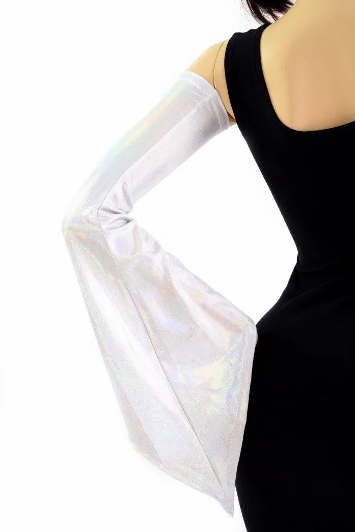 Flashbulb Holographic Pixie Arm Warmer Sleeves