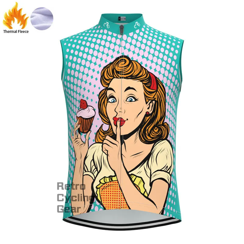 Fleece Housewife cake Cycling Vest