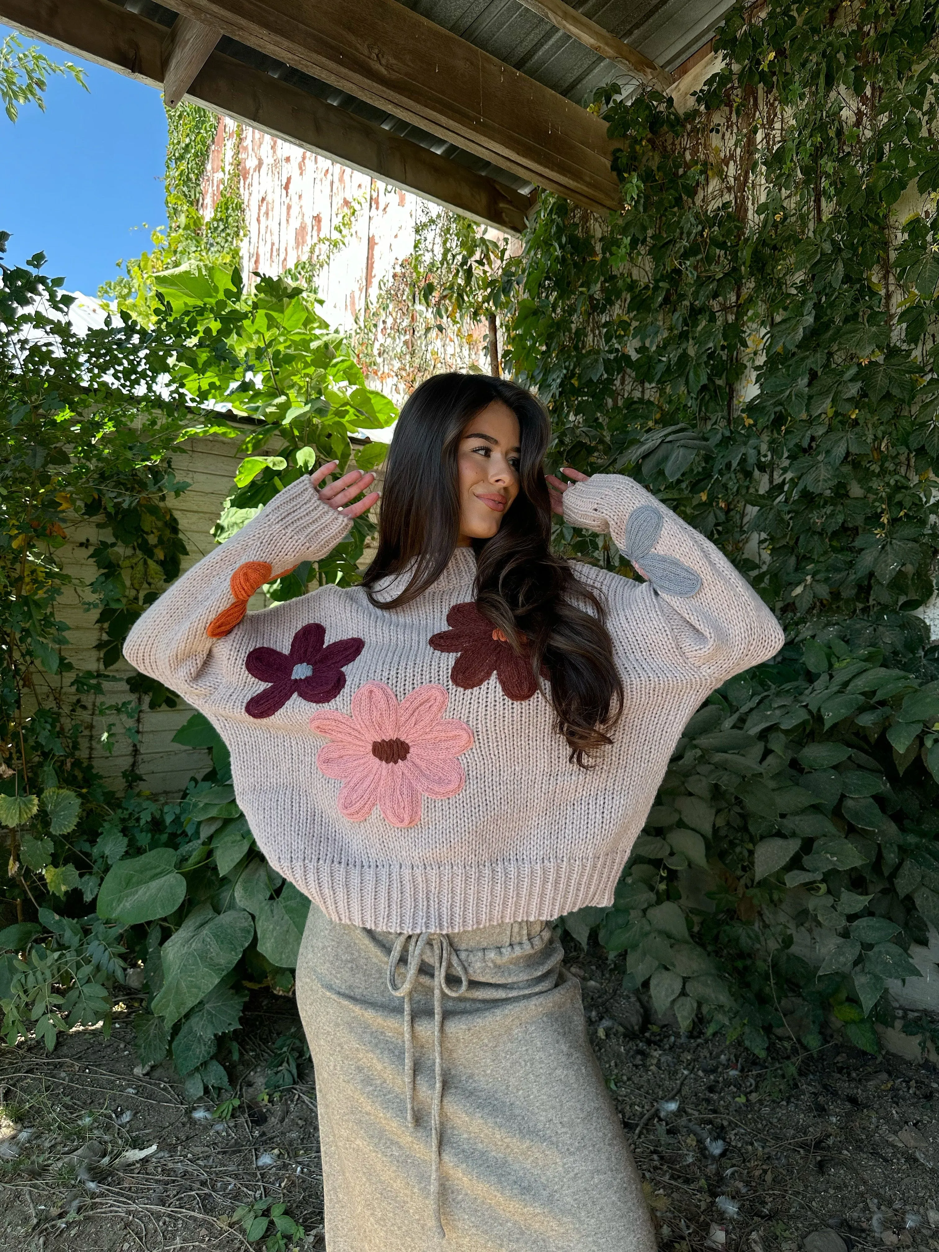 Flower Patch Sweater