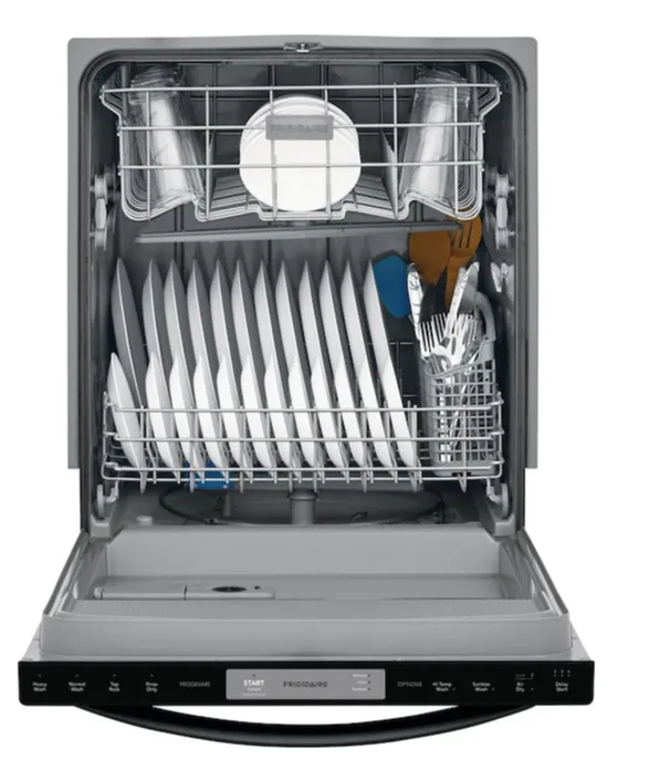 Frigidaire  BladeSpray Top Control 24-in Built-In Dishwasher (Black) ENERGY STAR 54-Decibel