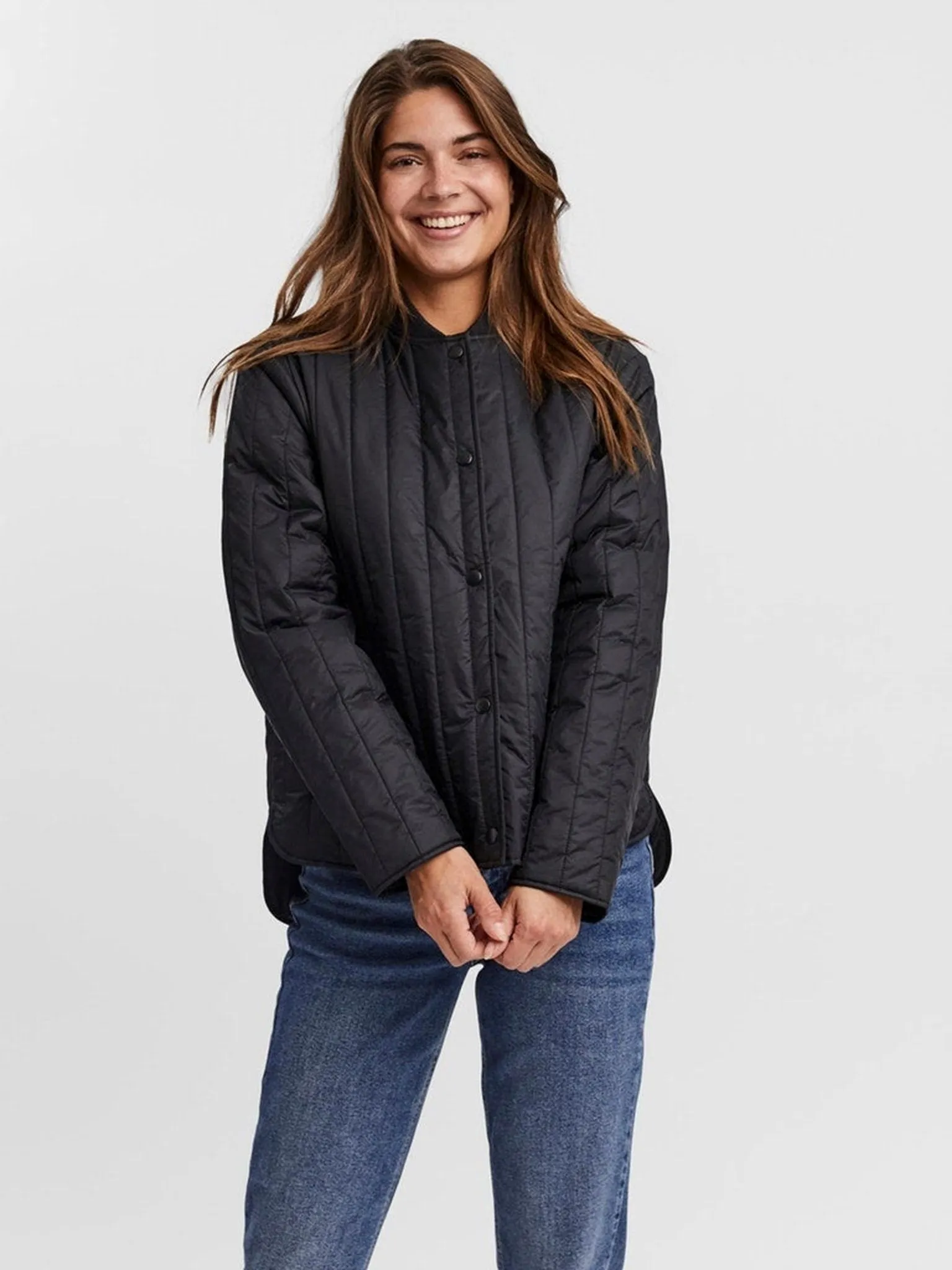 Gigi Short Padded Jacket - Black