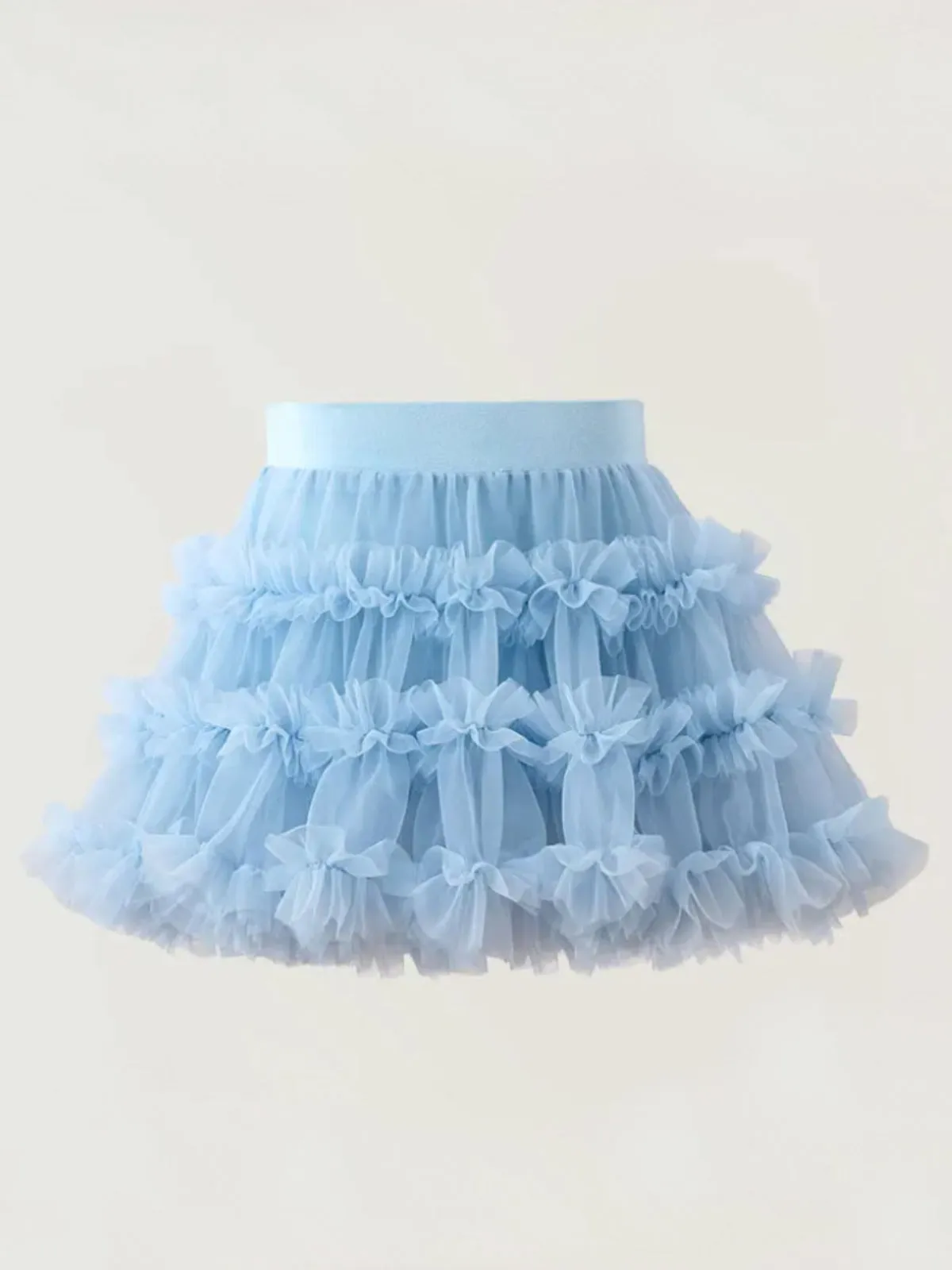 Girl's Charming Tulle Layered Skirt